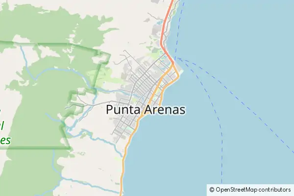 Karte Punta Arenas