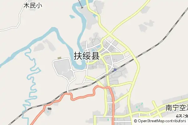 Karte Fusui County