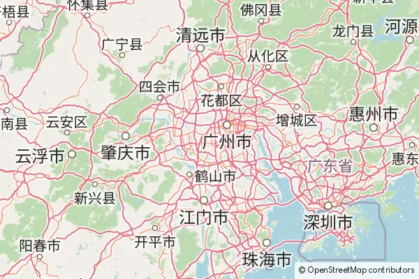 Karte: Foshan • © OpenStreetMap contributors Karte Foshan