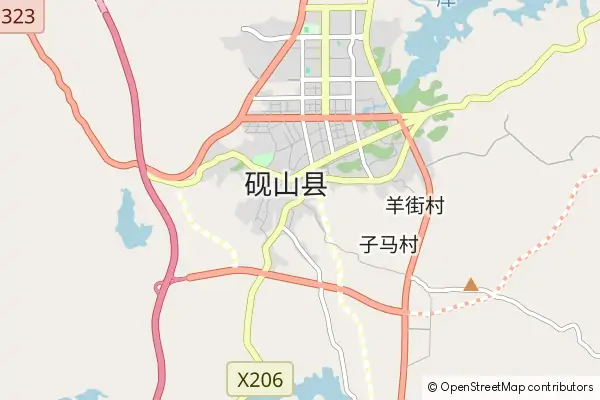 Karte Yanshan County