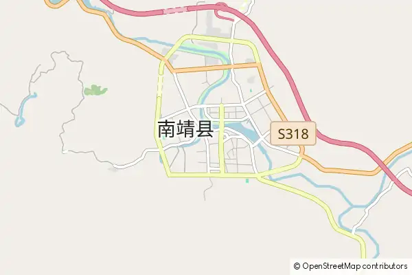 Karte Nanjing County