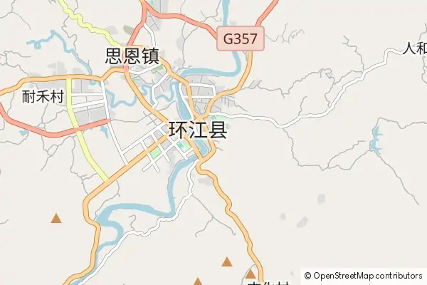 Karte Huanjiang County