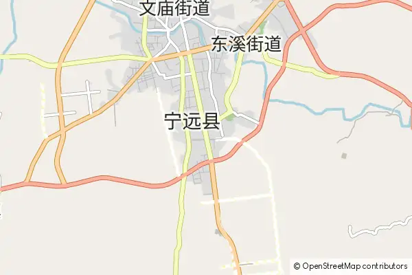 Karte Ningyuan County