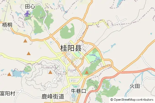 Karte Guiyang County