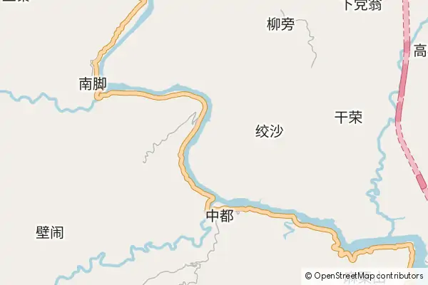 Karte Jianhe County