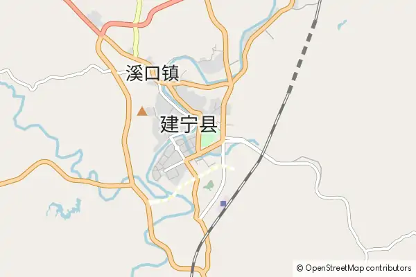 Karte Jianning County