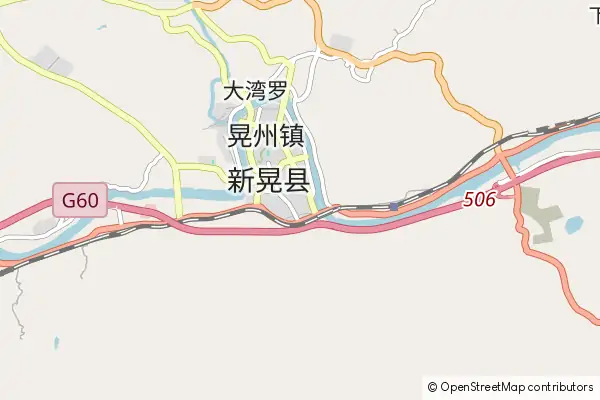 Karte Xinhuang County