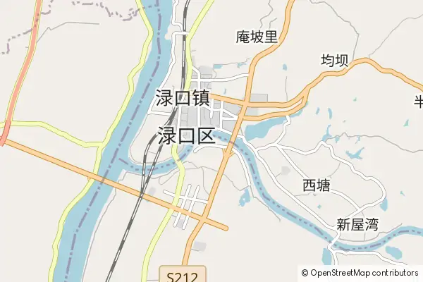 Karte Zhuzhou County