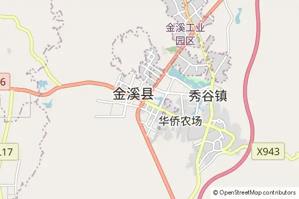 Karte Jinxi County