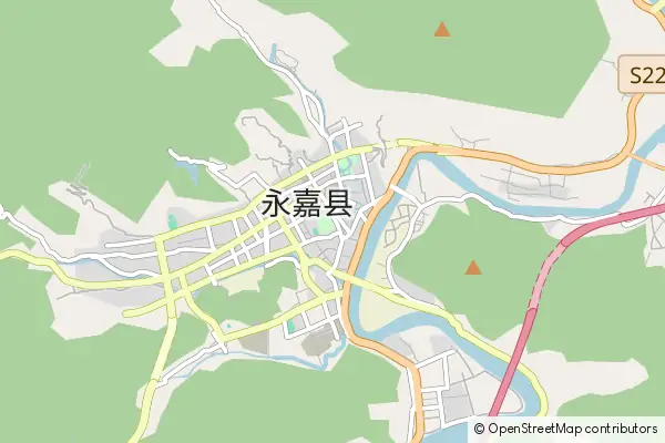 Karte Yongjia County