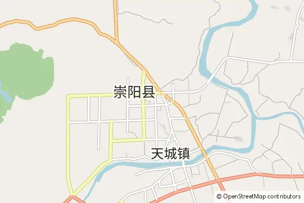 Karte Chongyang County