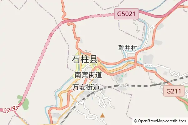 Karte Shizhu County