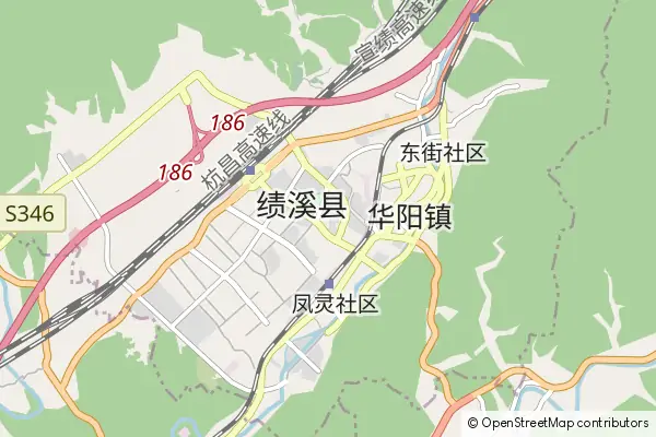 Karte Jixi County