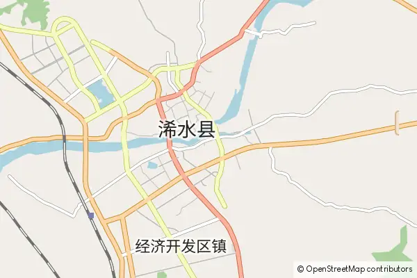 Karte Xishui County