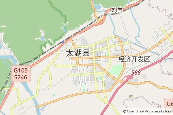 Karte Taihu County