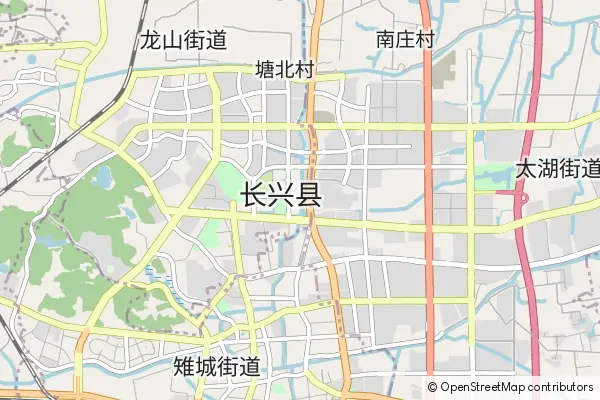 Karte Changxing County