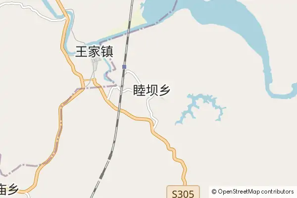 Karte Wusheng County