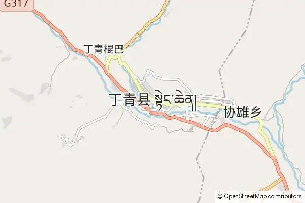 Karte Dingqing County