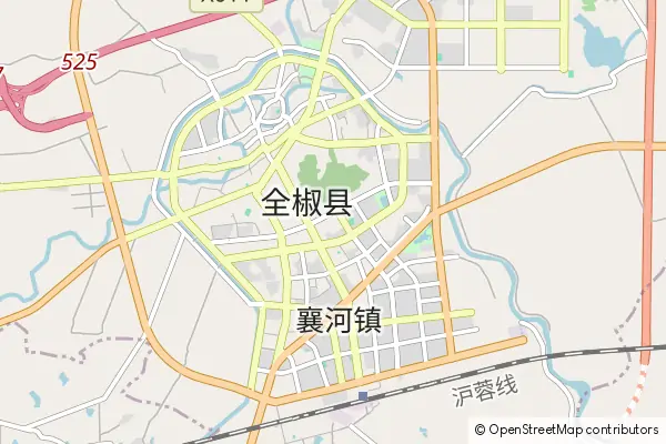 Karte Quanjiao County