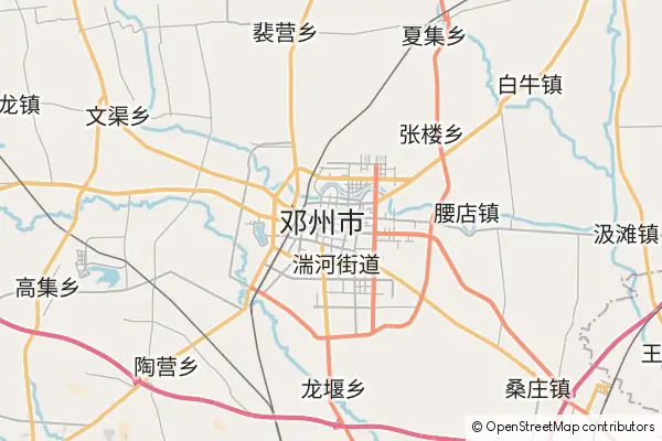 Karte Dengzhou