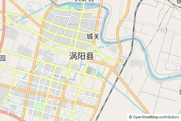 Karte Guoyang County