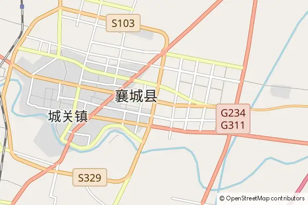 Karte Xiangcheng County