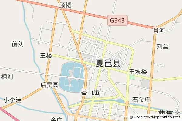 Karte Xiayi County