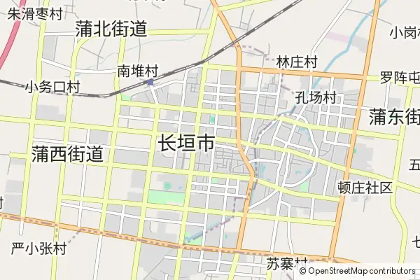 Karte Zhangyuan County