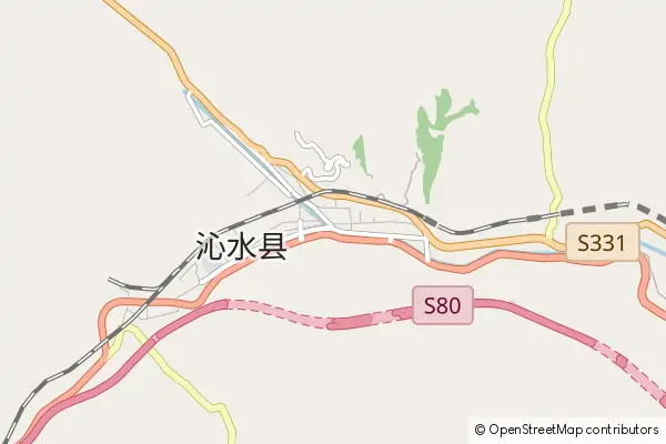 Karte Qinshui County