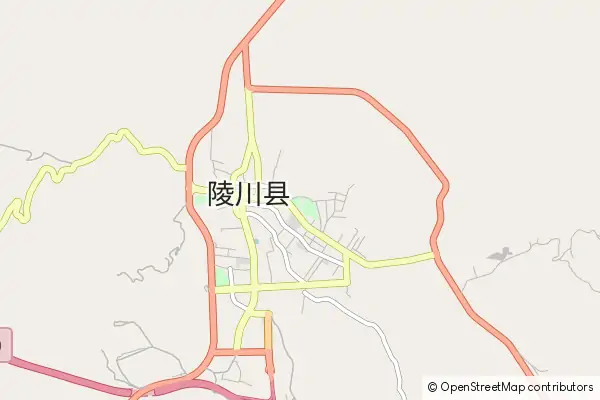 Karte Lingchuan County