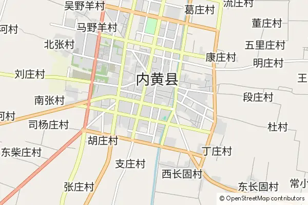 Karte Neihuang County