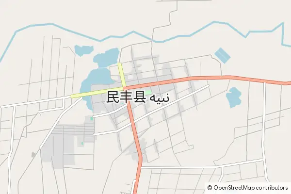 Karte Minfeng County