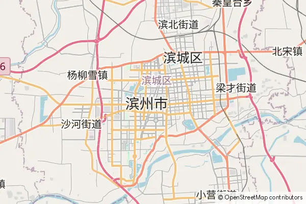 Karte Binzhou