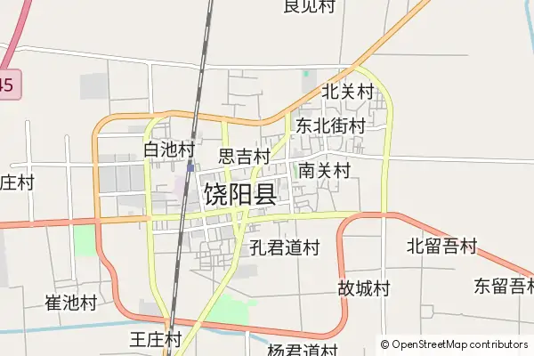 Karte Gaoyang County