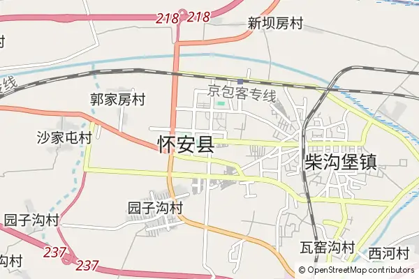 Karte Huai'an County