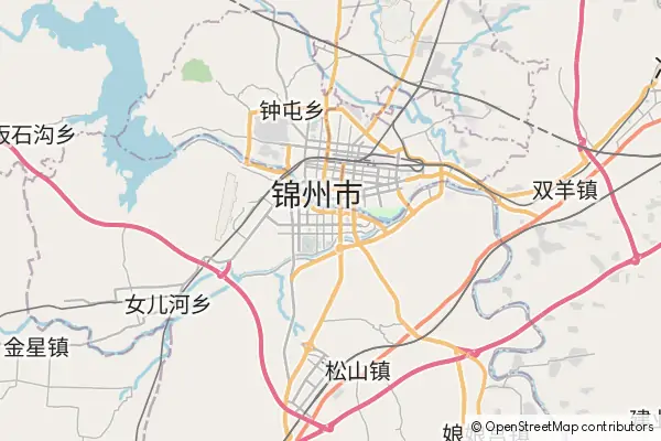 Karte Jinzhou