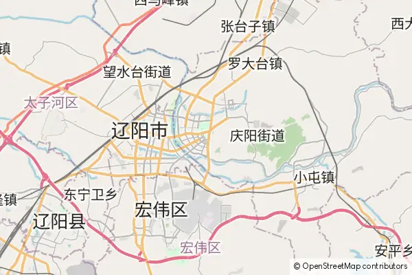 Karte Liaoyang