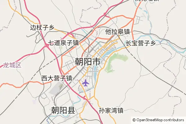 Karte Chaoyang