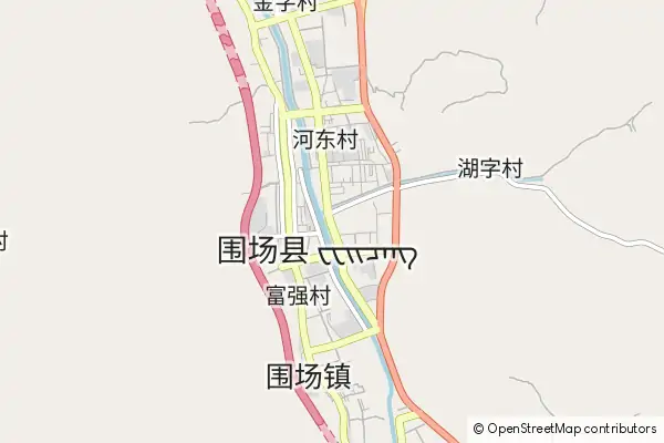 Karte Weichang County