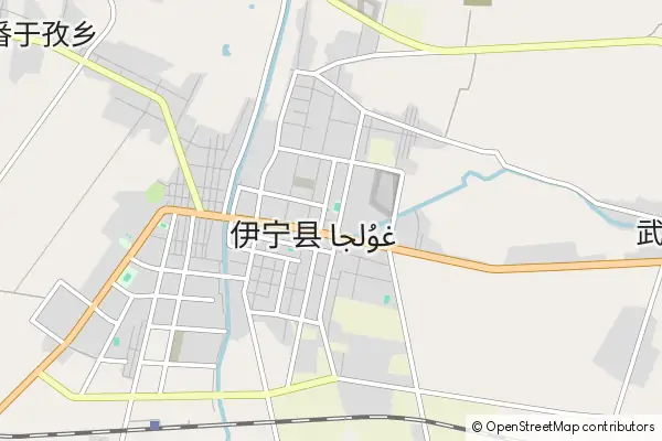 Karte Yining County