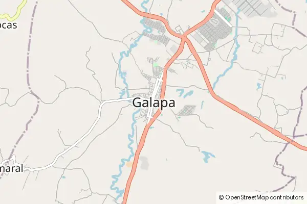 Karte Galapa