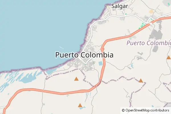 Karte Puerto Colombia