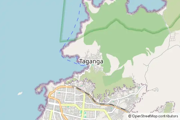 Karte Taganga