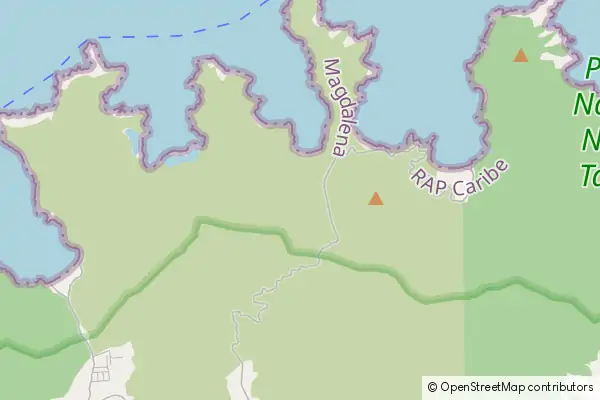 Karte: Tayrona Nationalpark • © OpenStreetMap contributors Karte Tayrona Nationalpark