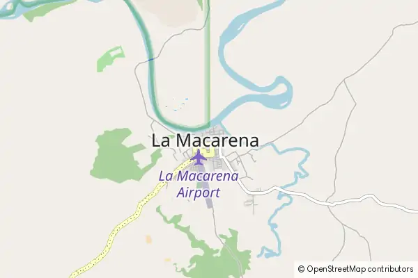 Karte La Macarena