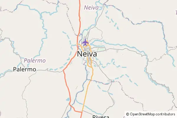 Karte Neiva