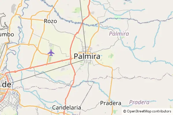 Karte Palmira