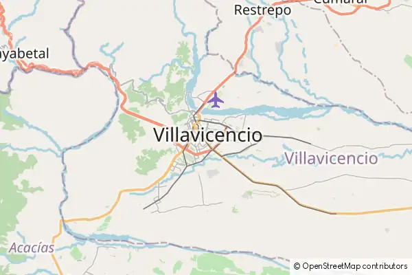 Karte Villavicencio