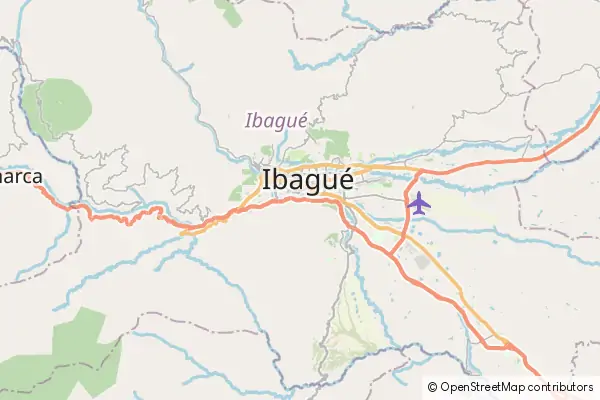 Karte Ibagué