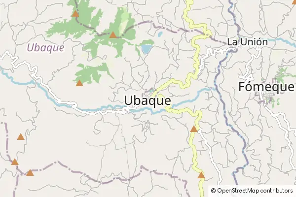 Karte: Ubaque • © OpenStreetMap contributors Karte Ubaque